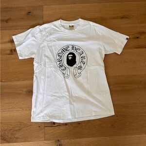 Chrome Hearts x bape collab tee